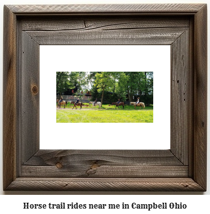 horse trail rides near me in Campbell, Ohio